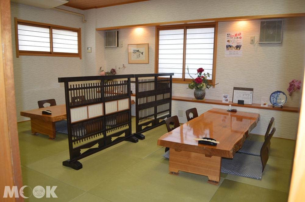 明石浦正本店二樓座位