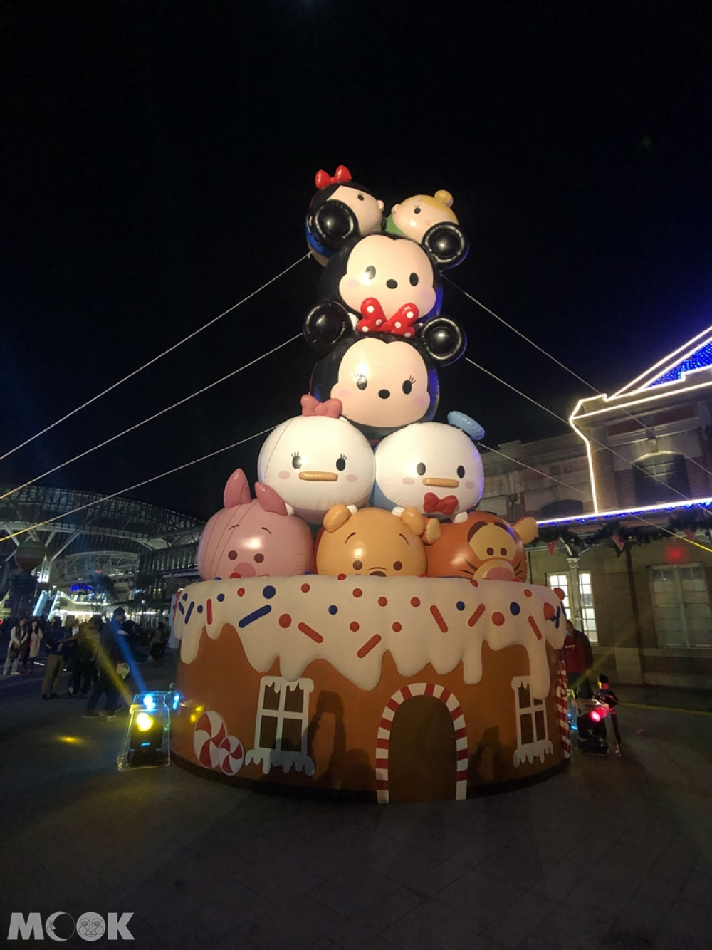 2019臺中耶誕夢想世界 tsumtsum大蛋糕