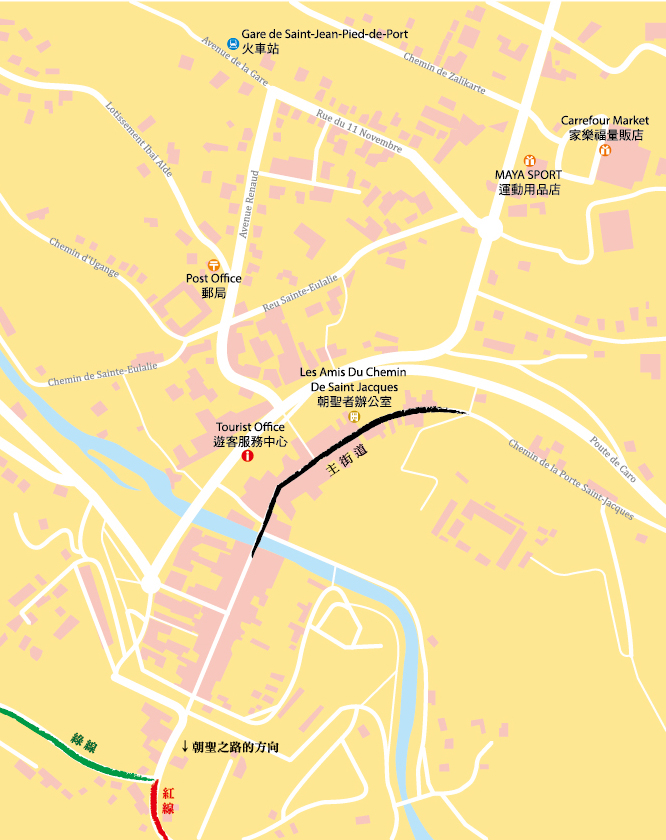 朝聖之路地圖