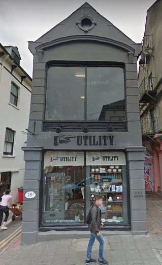 英國Brighton布萊頓的商店Utility 