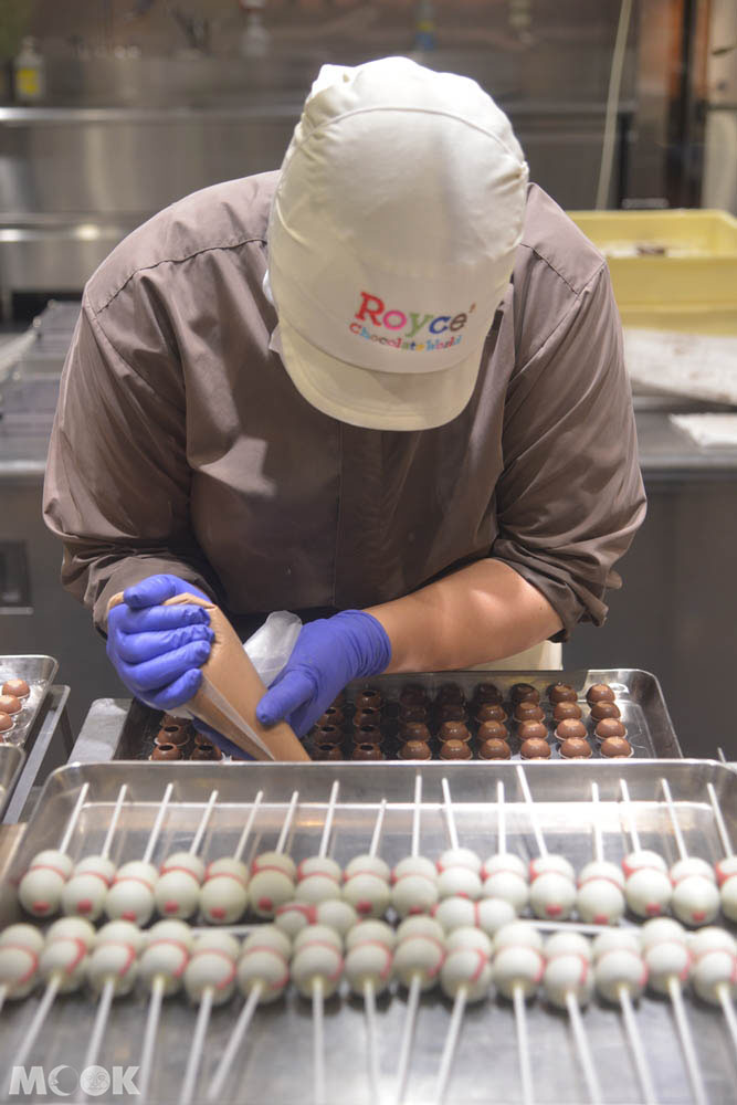 新千歲機場的Royce巧克力製作現場