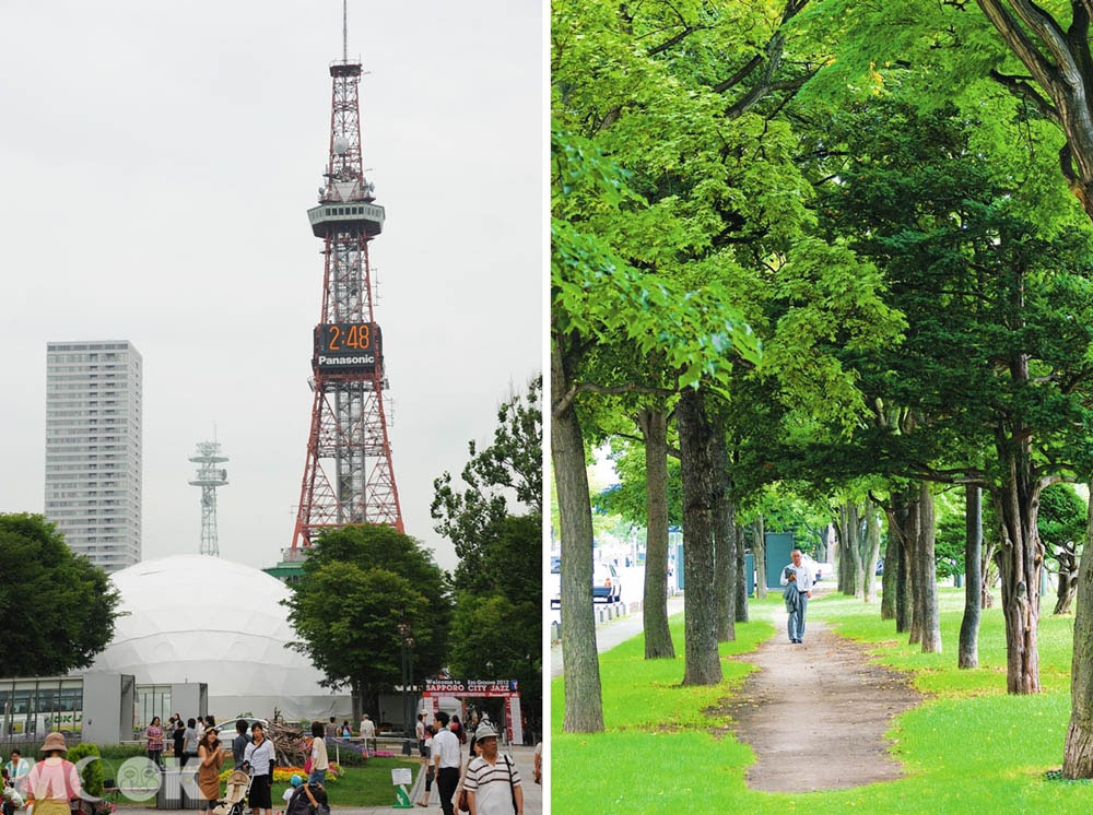 大通公園與札幌電視塔