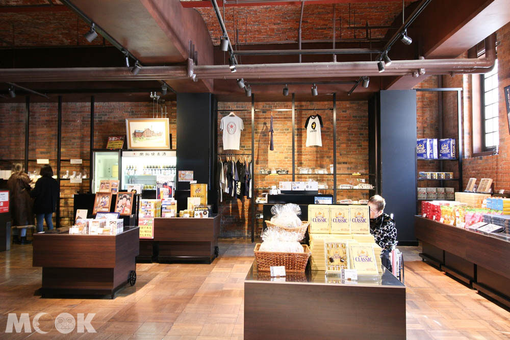 札幌啤酒博物館1樓的商品區