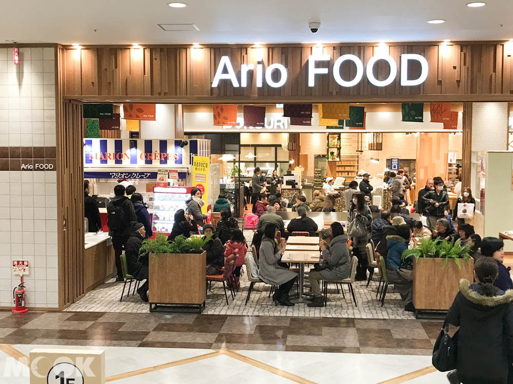 札幌啤酒博物館旁的Ario購物中心所設的餐廳