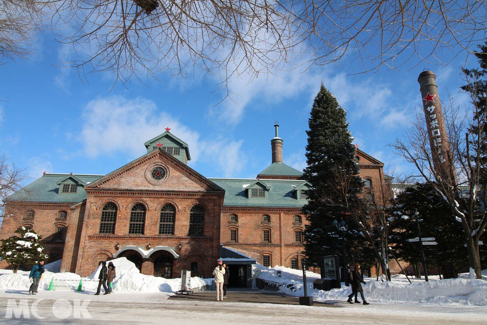 札幌啤酒博物館與紅星標誌