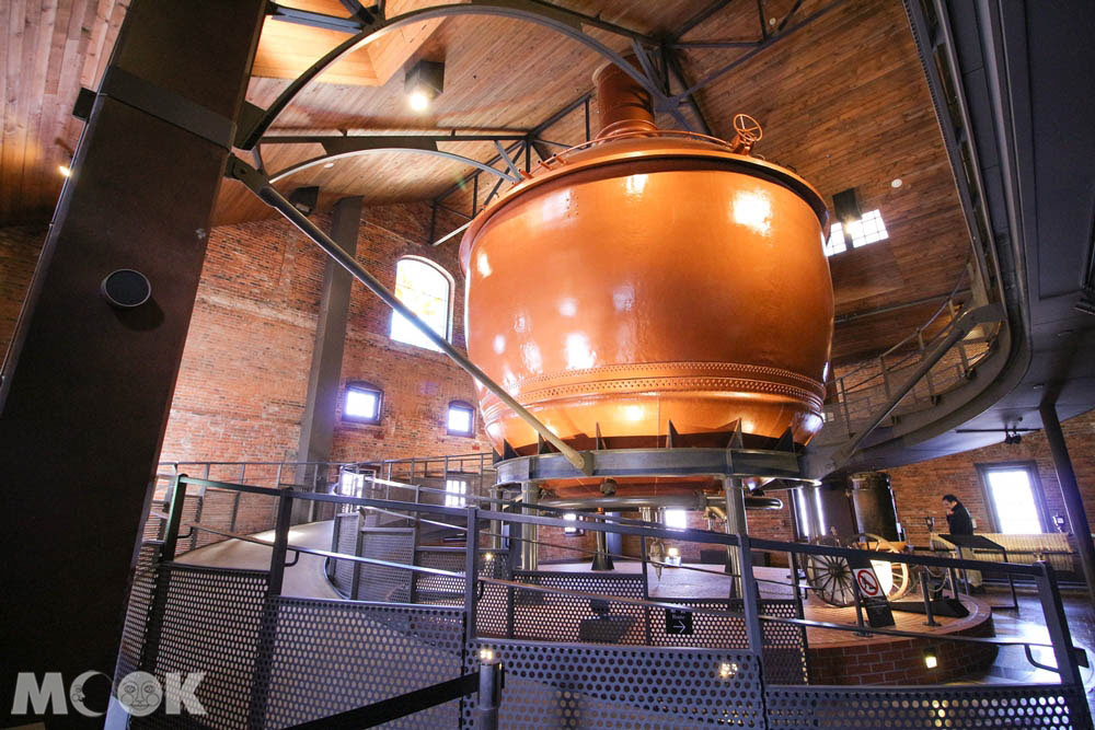 札幌啤酒博物館內的酒槽