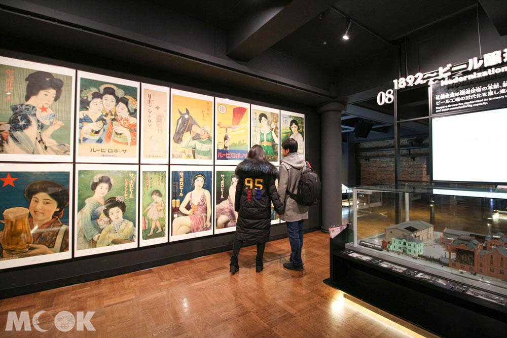 札幌啤酒博物館內的展覽