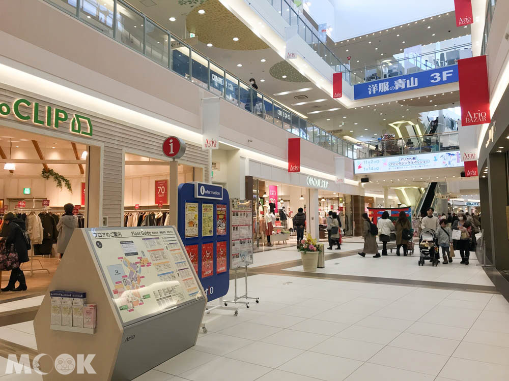札幌啤酒博物館旁的Ario購物中心內部