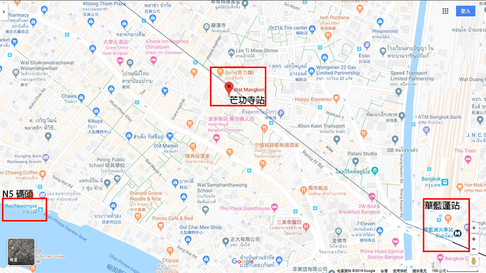 泰國 曼谷 中國城 地鐵 地圖