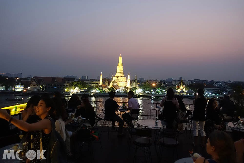 泰國 曼谷 鄭王廟 昭披耶河畔 夜景 夕陽 日落 酒吧 Eagle Nest