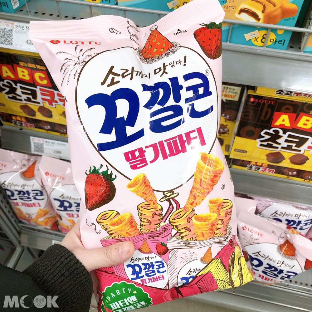 韓國金牛角新出的草莓派對口味包裝