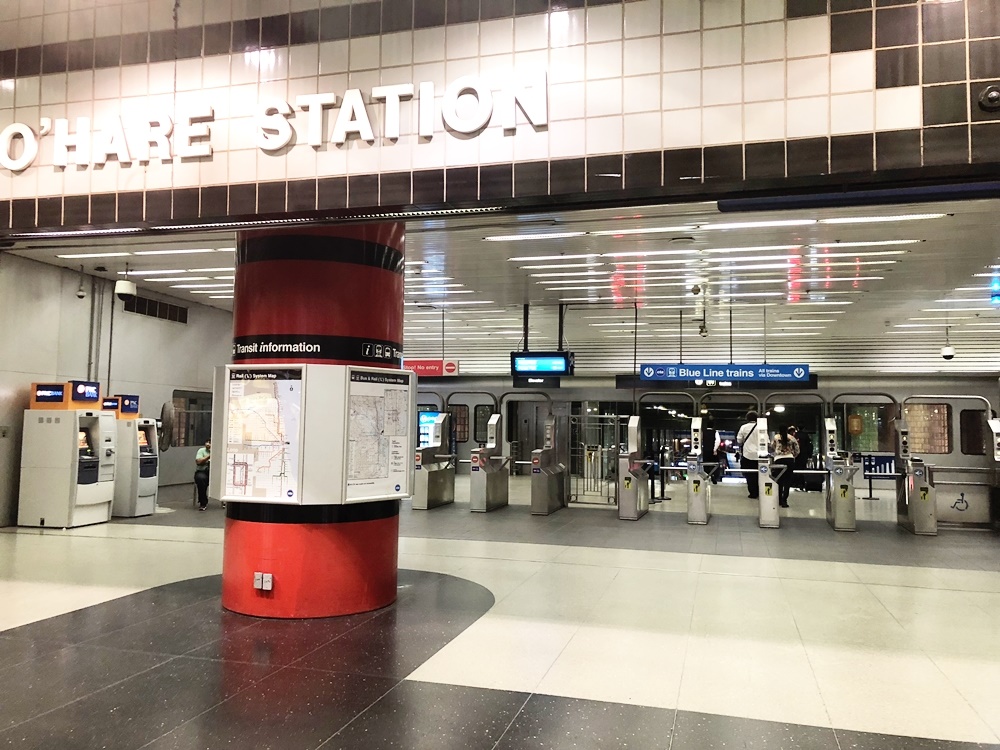 芝加哥歐海爾機場地鐵站O’Hare International Airport