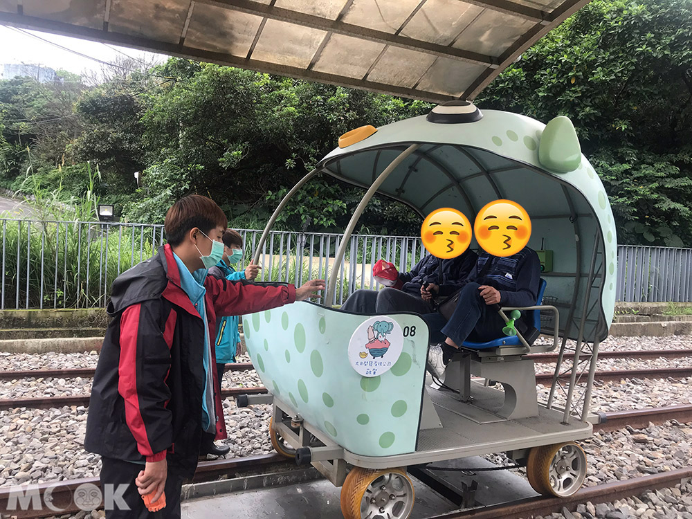 深澳鐵道自行車 深澳站 到站 下車