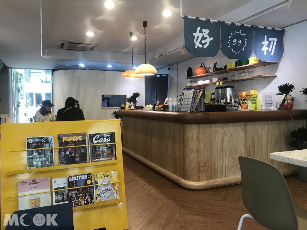 好初早餐中山店內的文青風裝潢