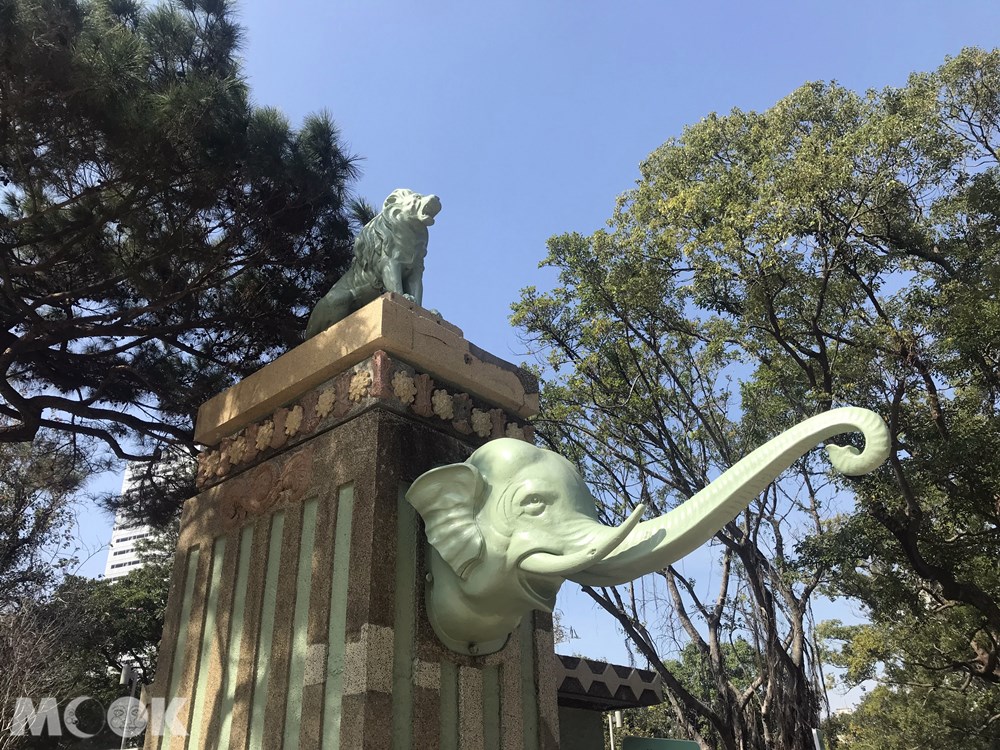 台灣 新竹 北台灣 新竹市立動物園 大象門 歷史建築 文化資產  獅子