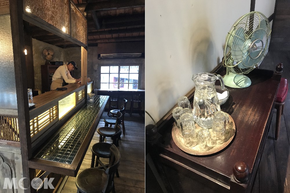 新北金瓜石的老屋餐廳內景
