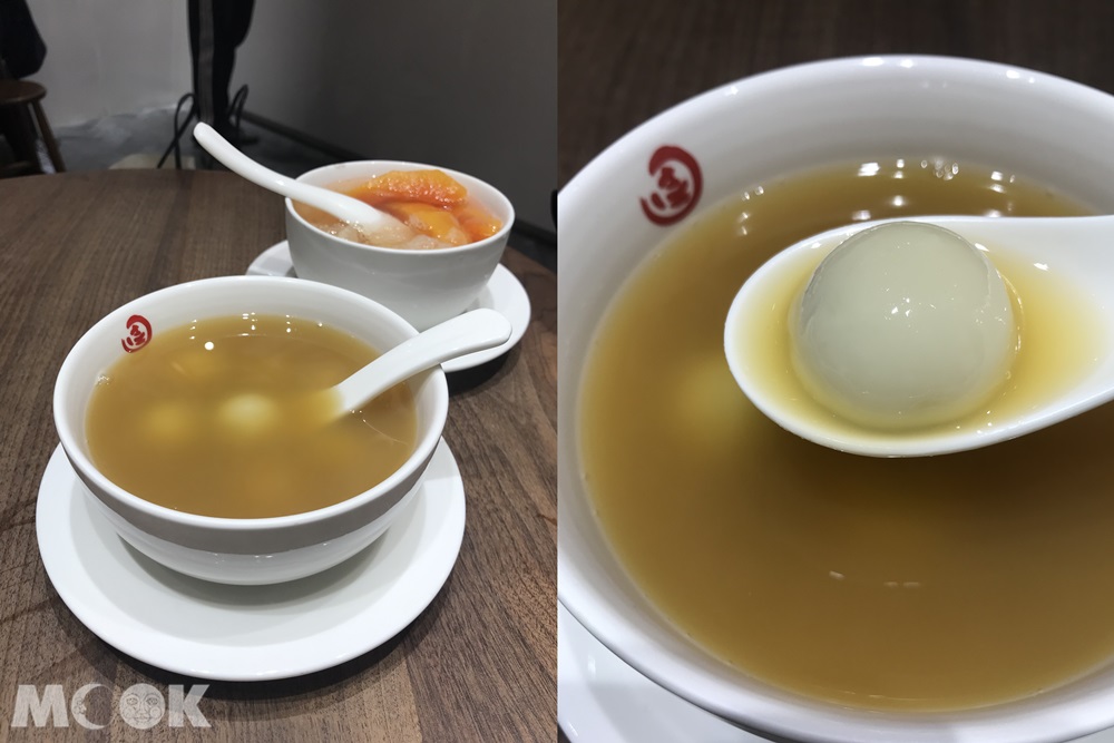 台灣 台北 佳佳甜品 米其林推薦 新光A11店 薑汁寧波湯圓