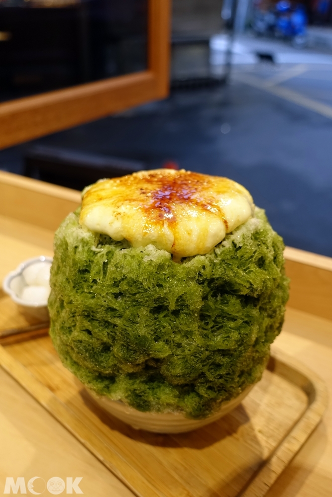 台灣台北市 中正區 東門站 金雞母刨冰甜品專門店 燒冰抹茶