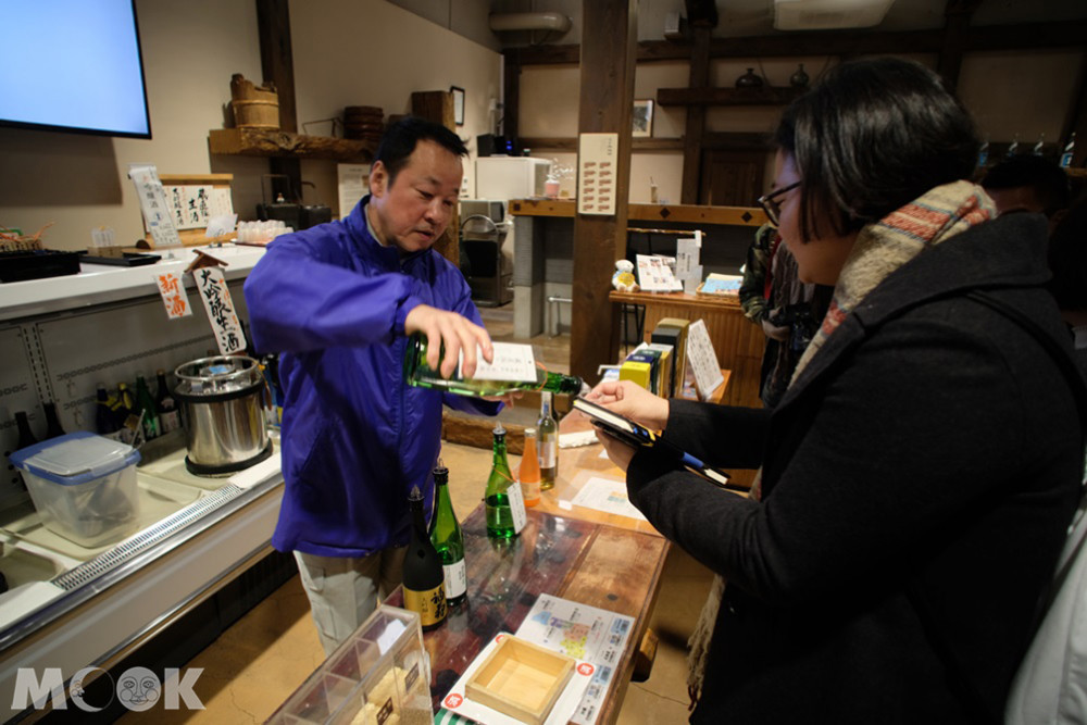 可以試喝多種清酒