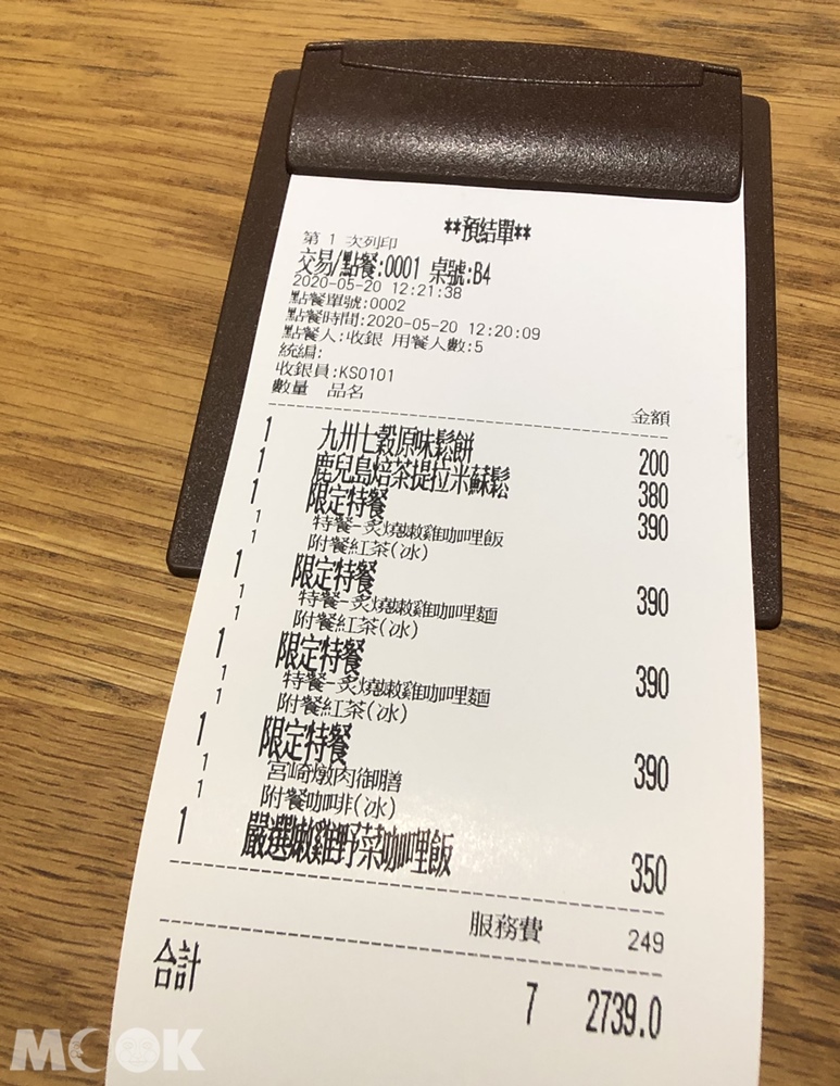 九州鬆餅-消費明細