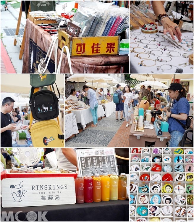 台灣台中市 台中市集　暮暮市集攤販圖