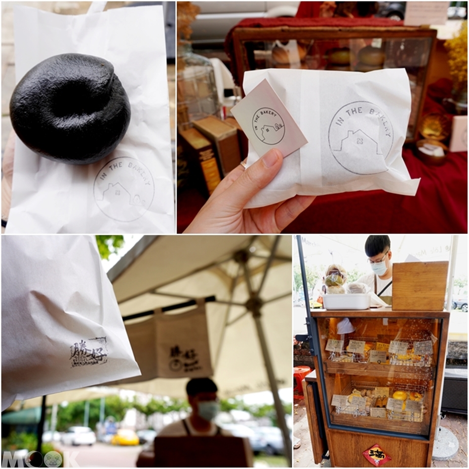 台灣台中市 台中市集　小蝸牛市集　貝果們
