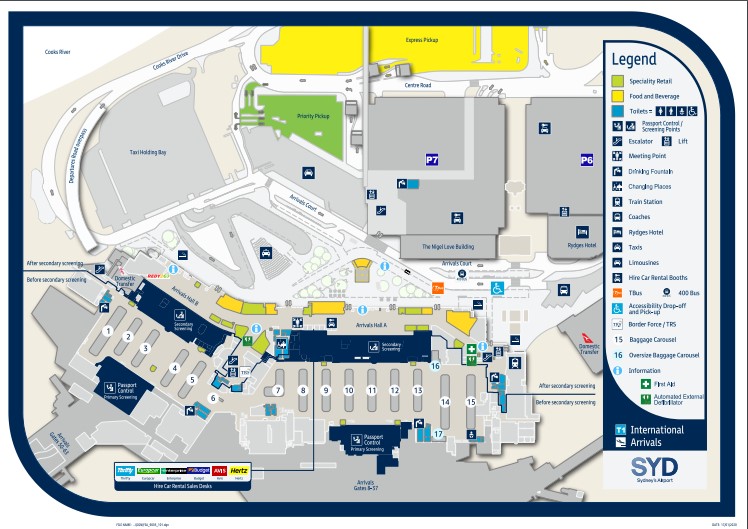 圖取自雪梨機場官網