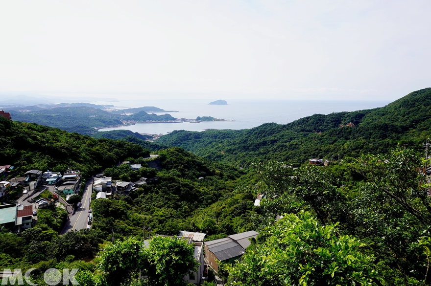 台灣新北市　瑞芳區　九份老街　北海岸景色