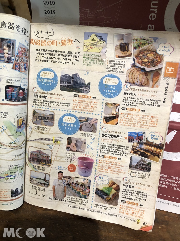 鶯歌 隱村時光 店內旅遊書