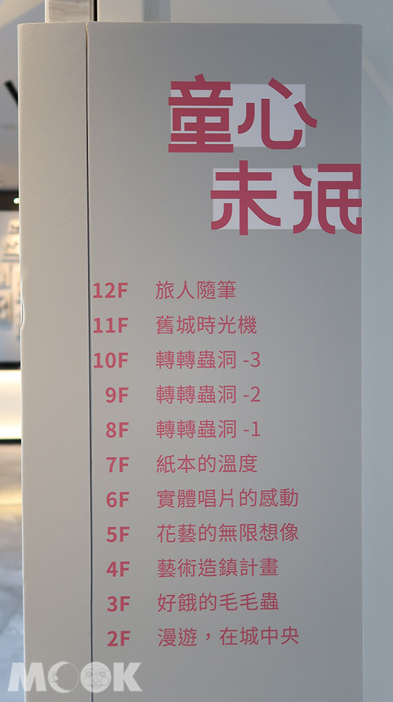 台中大毅老爺行旅-從2樓到12樓都有不同主題的展覽