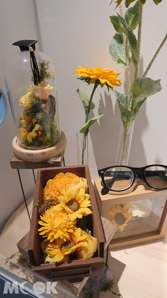 台中大毅老爺行旅-箱內的花藝作品