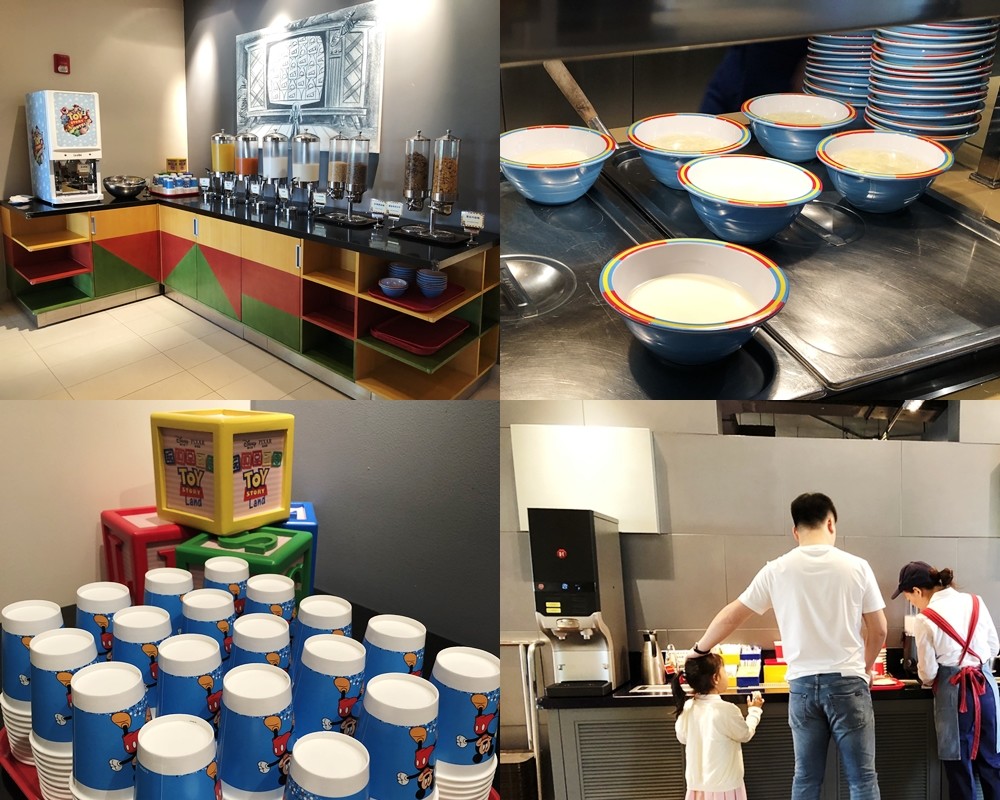 上海迪士尼玩具總動員酒店早餐