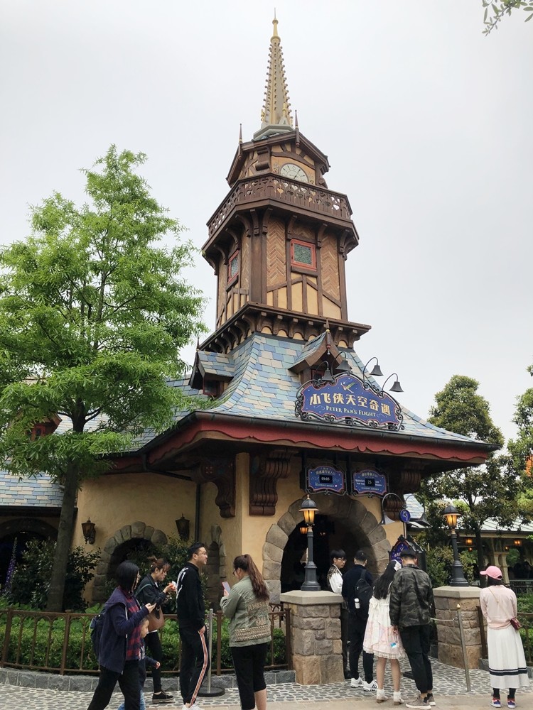 上海迪士尼樂園小飛俠天空奇遇