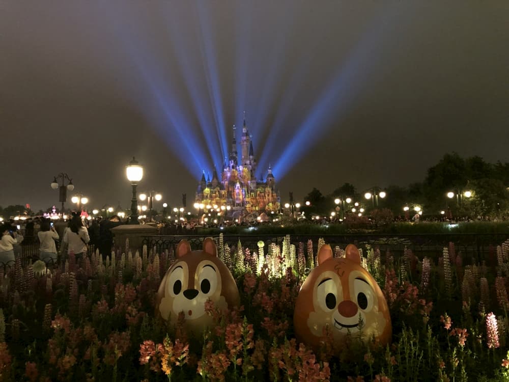 上海迪士尼夜景