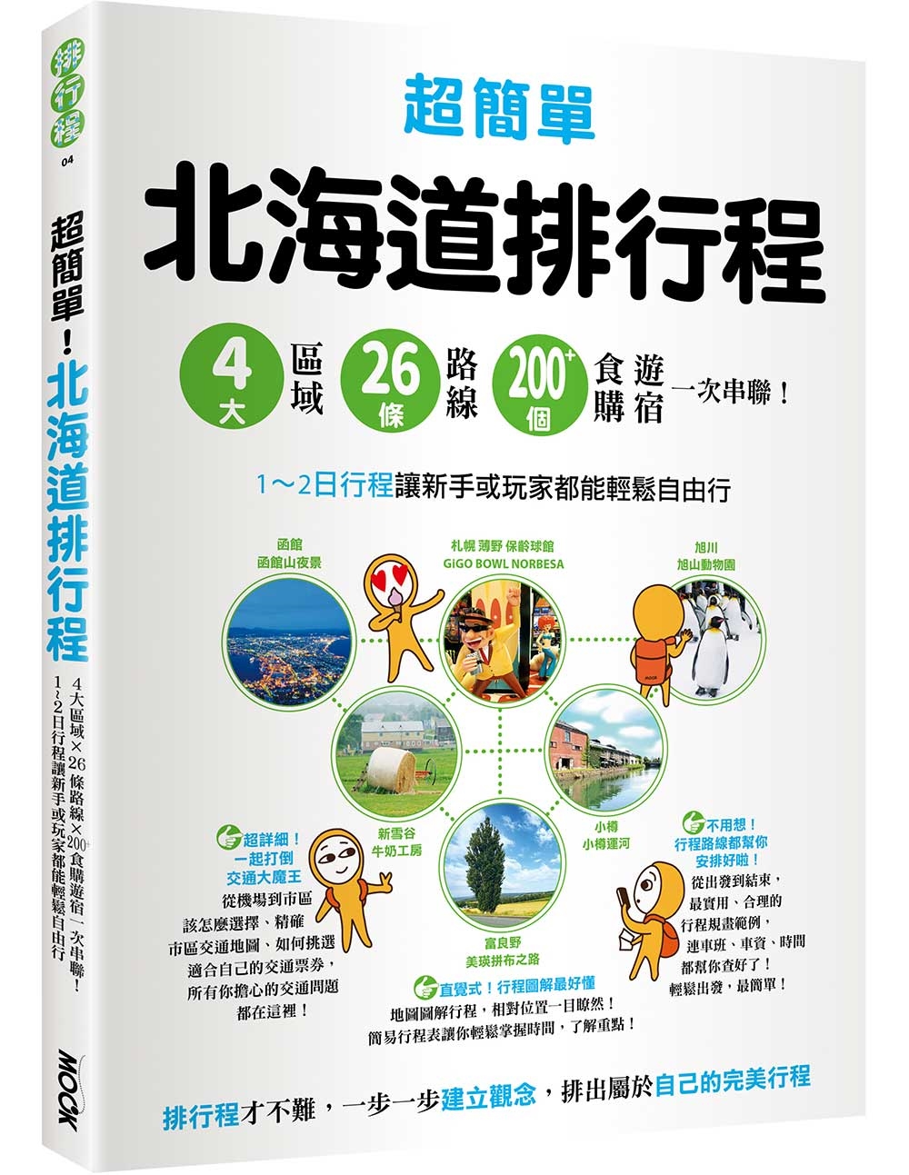 超簡單！北海道排行程：4大區域x 26條路線x200+食購遊宿一次串聯！1~2日行程讓新手或玩家都能輕鬆自由行